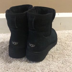 Black UGG boots